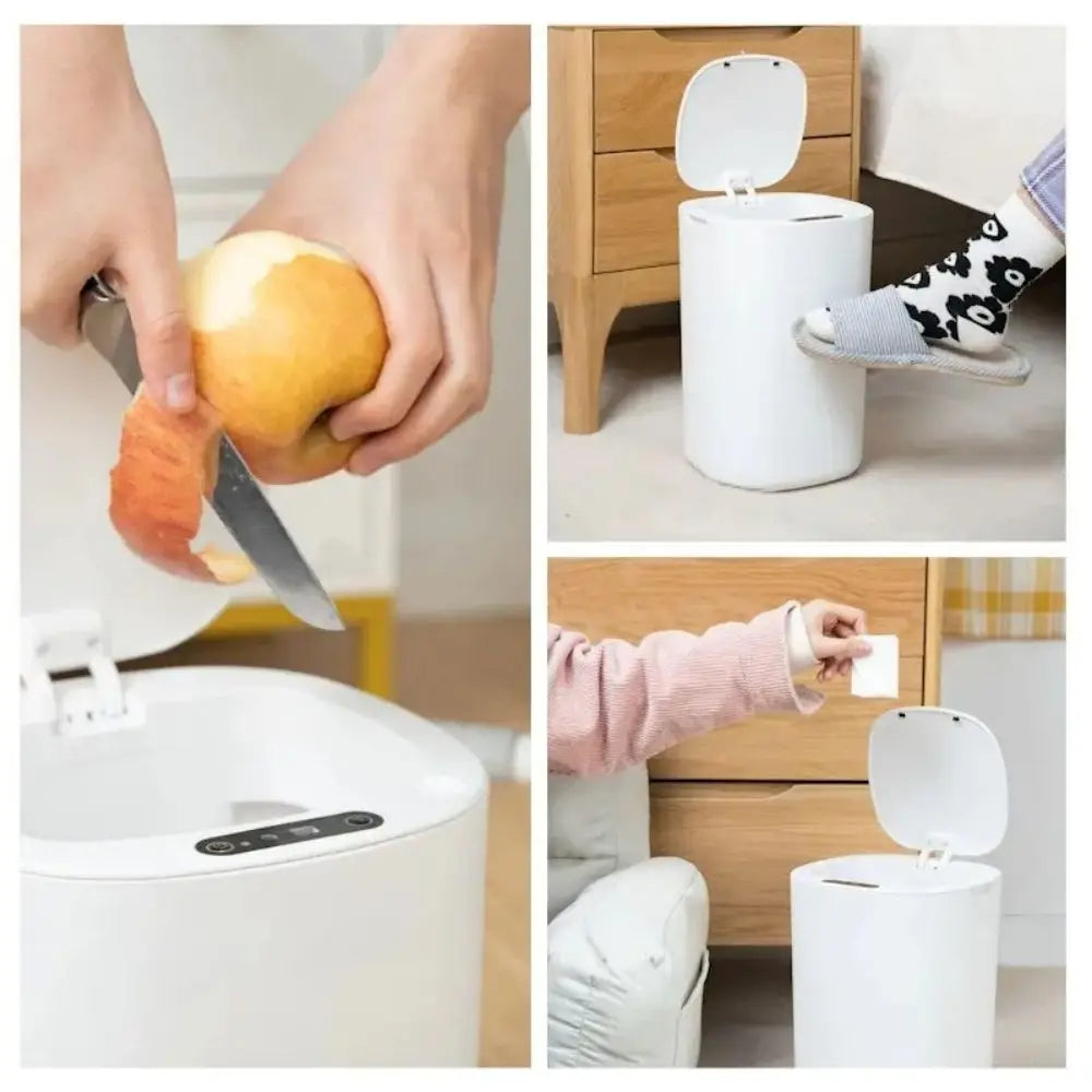 Smart Sensing Automatic Waterproof 12L Electric Trash Can
